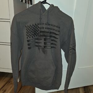 Grunt Style Men's Charcoal Graphic Pullover Hoodie